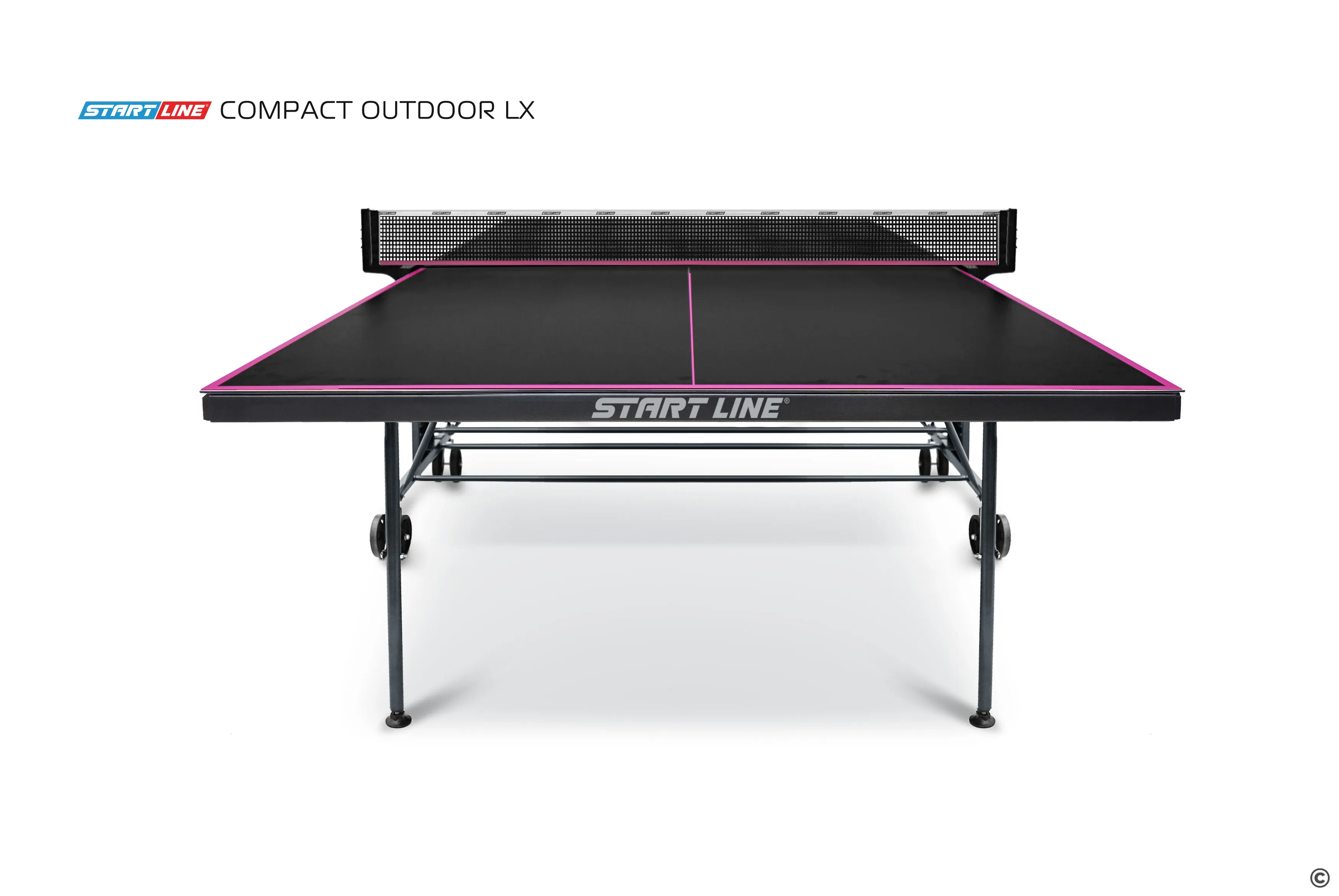 Стол теннисный Compact-2 LX Всепогодный Black
