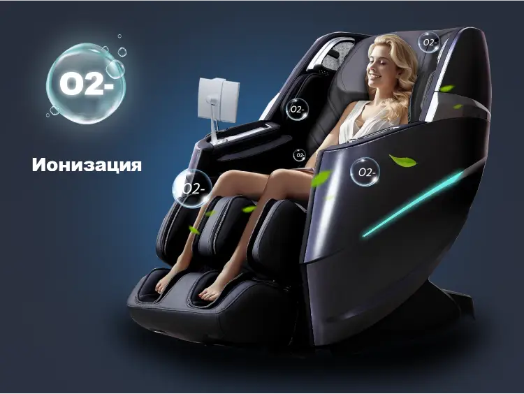 Массажное кресло FUJIMO Combat 4D Серый