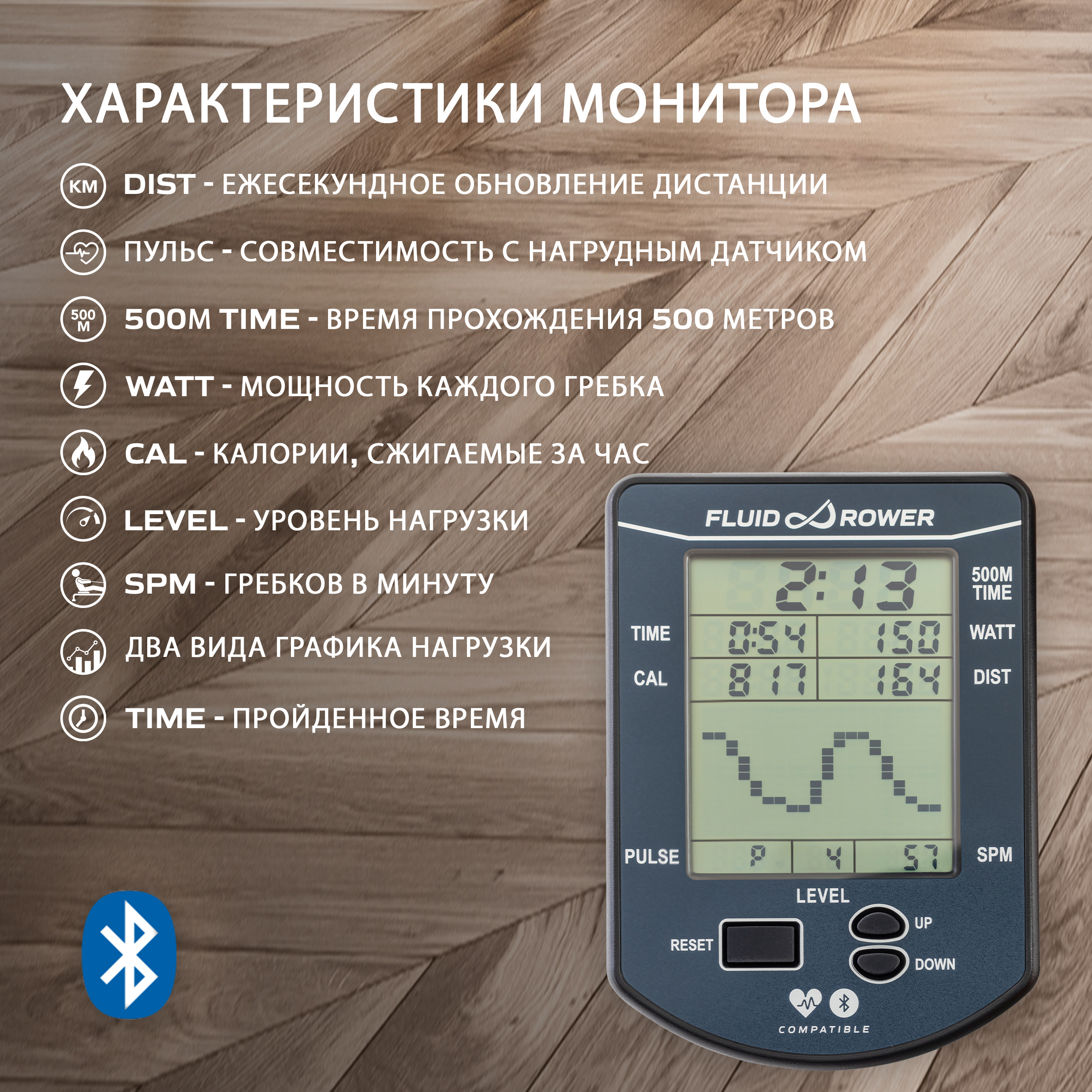 Гребной тренажер First Degree Fitness Viking 3XL