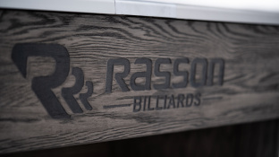 Бильярдный стол для пула "Rasson Challenger Plus" 8 ф (серый) с плитой