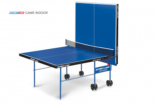 Стол теннисный Game Indoor с сеткой Синий